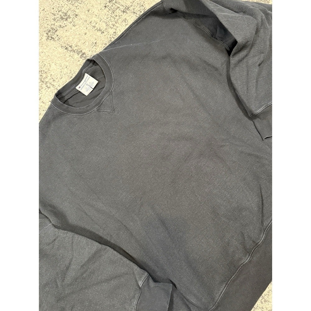 Y2K Champion Crewneck Sweatshirt Mens XL Faded Gray